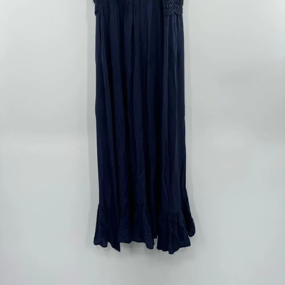 3For$20 Bohome Collection Blue Boho Dress Navy Blue NWT Size